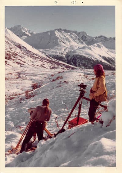 Janis Stoner worked as a land surveyor in Alaska for six years. She was the only woman. (Courtesy Janis Stoner)