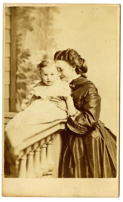 Isabella Stewart Gardner and her son, Jackie, in about 1864. (Courtesy Isabella Stewart Gardner Museum)
