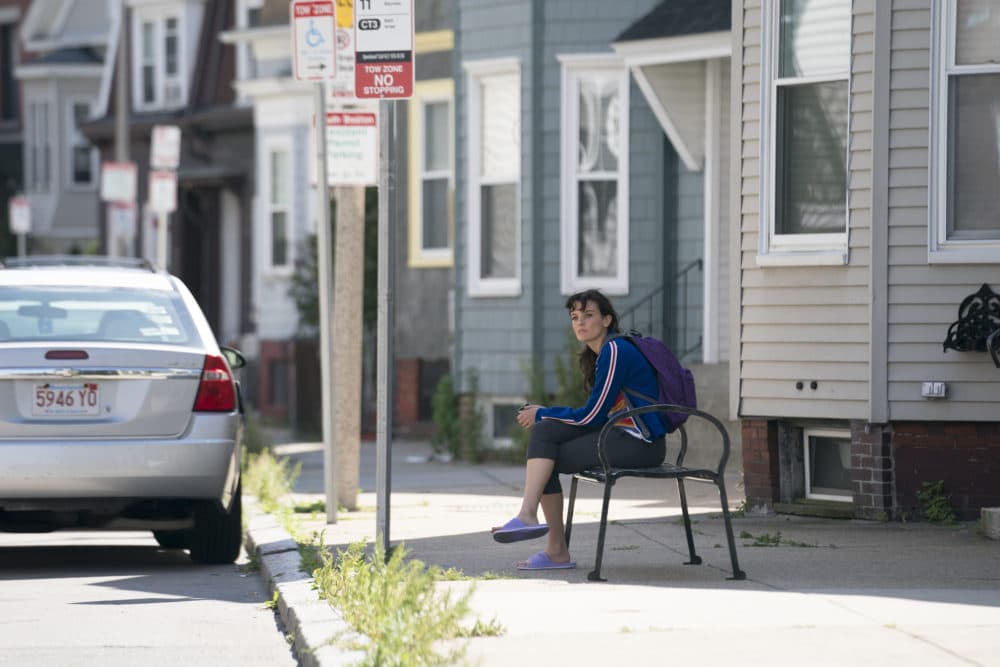 Frankie Shaw as Bridgette Bird in Season 1 of &quot;SMILF.&quot; (Courtesy Dana Starbard/Showtime)