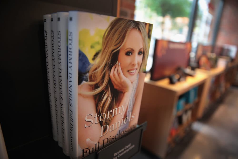 Stormy Daniels' memoir &quot;Full Disclosure&quot; for sale at an Amazon Books store on Oct. 2, 2018 in Chicago. (Scott Olson/Getty Images)