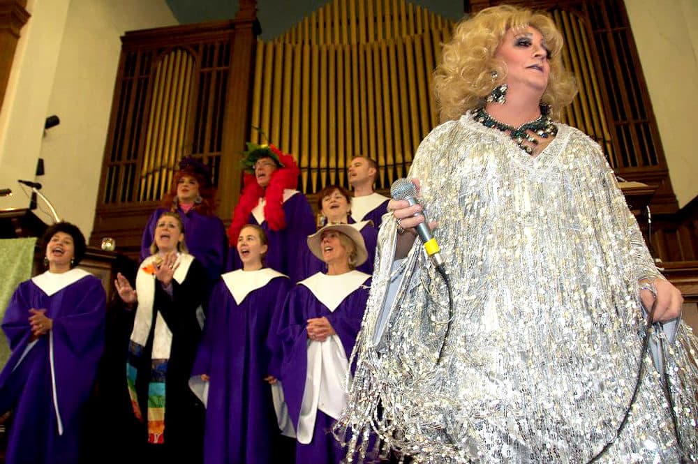 Drag queens worship at First Church Somerville UCC (Courtesy First Church Somerville UCC)