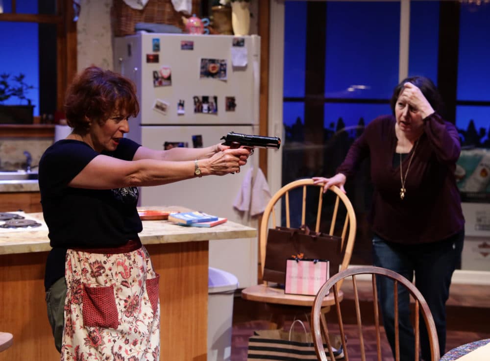 Paula Plum and Adrianne Krstansky in &quot;The Roommate.&quot; (Courtesy Mark S. Howard/Lyric Stage Company)