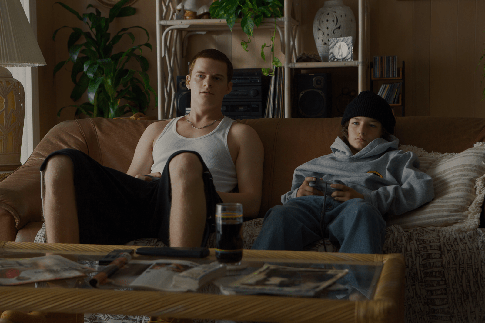 Lucas Hedges and Sunny Suljic in "Mid90s." (Courtesy Tobin Yelland)