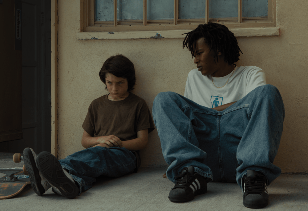 Sunny Suljic and Na-kel Smith in &quot;Mid90s.&quot; (Courtesy Tobin Yelland)