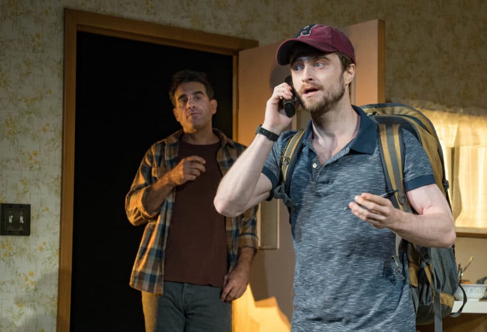 Bobby Cannavale and Daniel Radcliffe in "The Lifespan of a Fact." (Courtesy of Peter Cunningham)