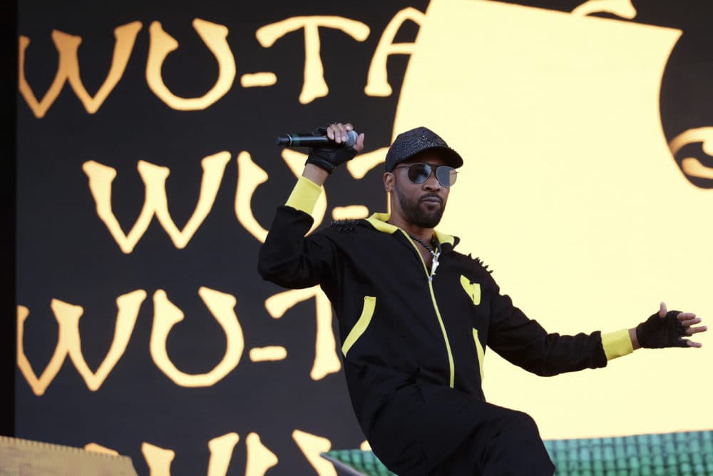 RZA from the hip=hop group the Wu-Tang Clan performs on day two of the Governors Ball Music Festival on Saturday, June 3, 2017, in New York. (Photo by Charles Sykes/Invision/AP)