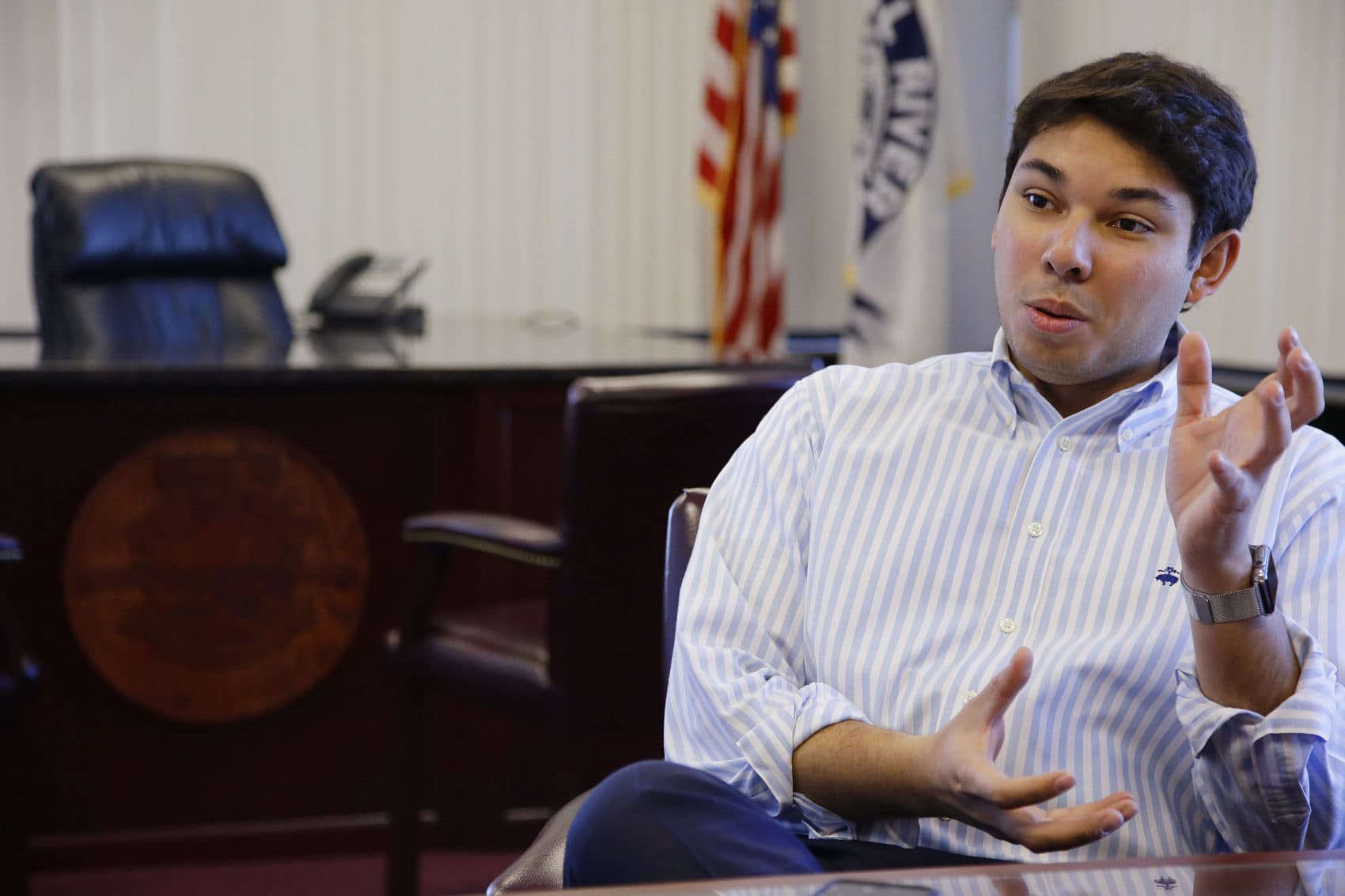 Fall River Mayor Jasiel Correia, in a January 2016 file photo (Stephan Savoia/AP)
