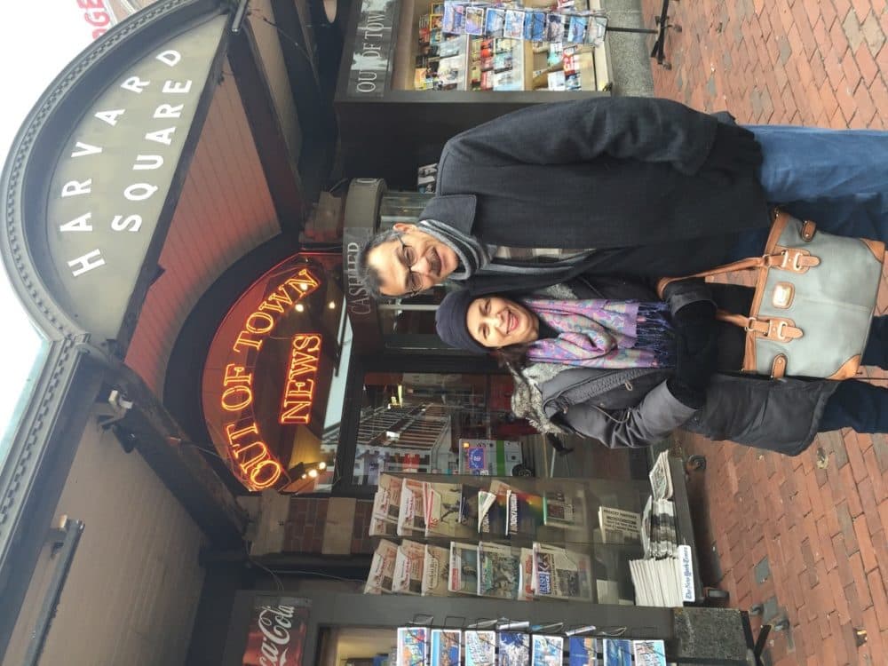 Afaf and her husband, Nidal, pictured in Cambridge, 2014. (Courtesy of the author)