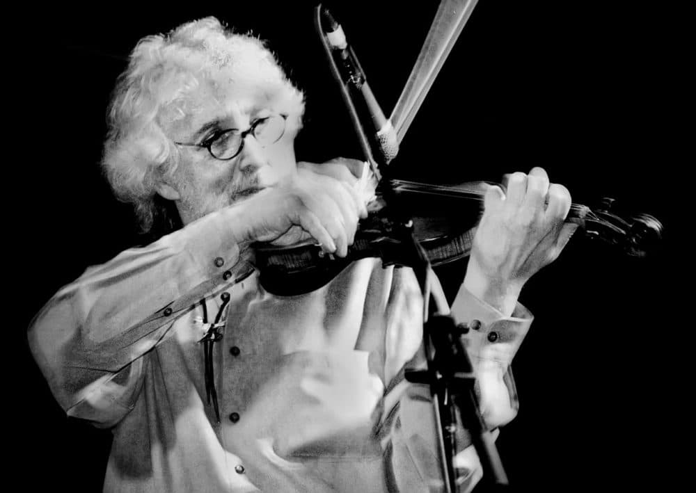 Richard Greene invented the fiddle chop, a technique that mimics percussion on a violin (Courtesy of the artist)