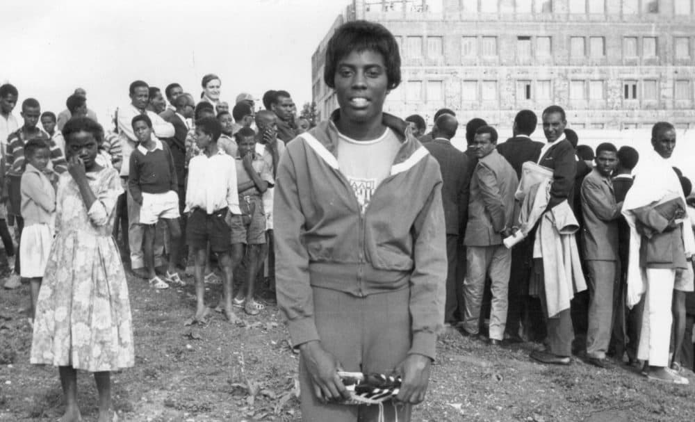 Wyomia Tyus at the Goodwill Games in Kenya. (Photo by Ed Temple/Courtesy Akashic Books)