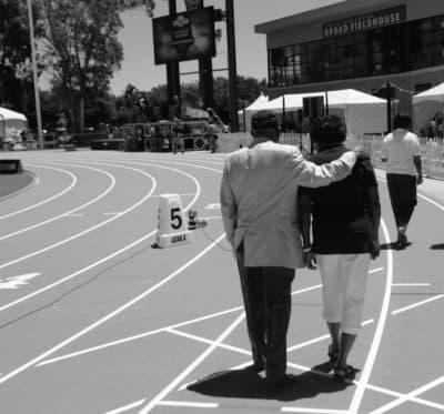 Wyomia and Mr. Temple. (Photo by Duane Tillman/Courtesy Akashic Books)