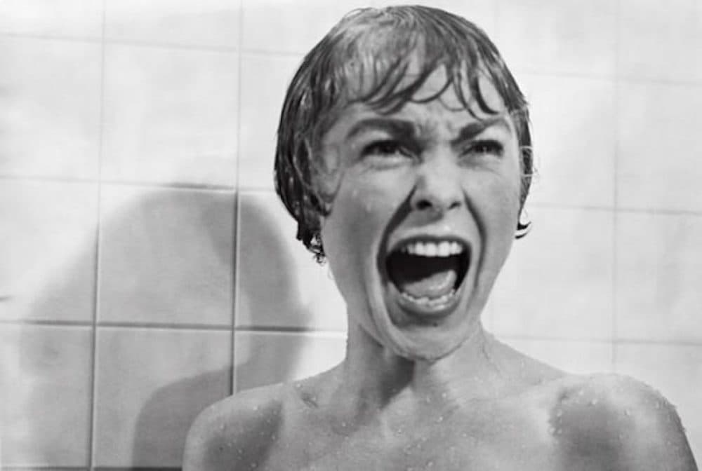 Actress Janet Leigh in the shower scene in Alfred Hitchcock's 1960 classic thriller &quot;Psycho.&quot; (YouTube)