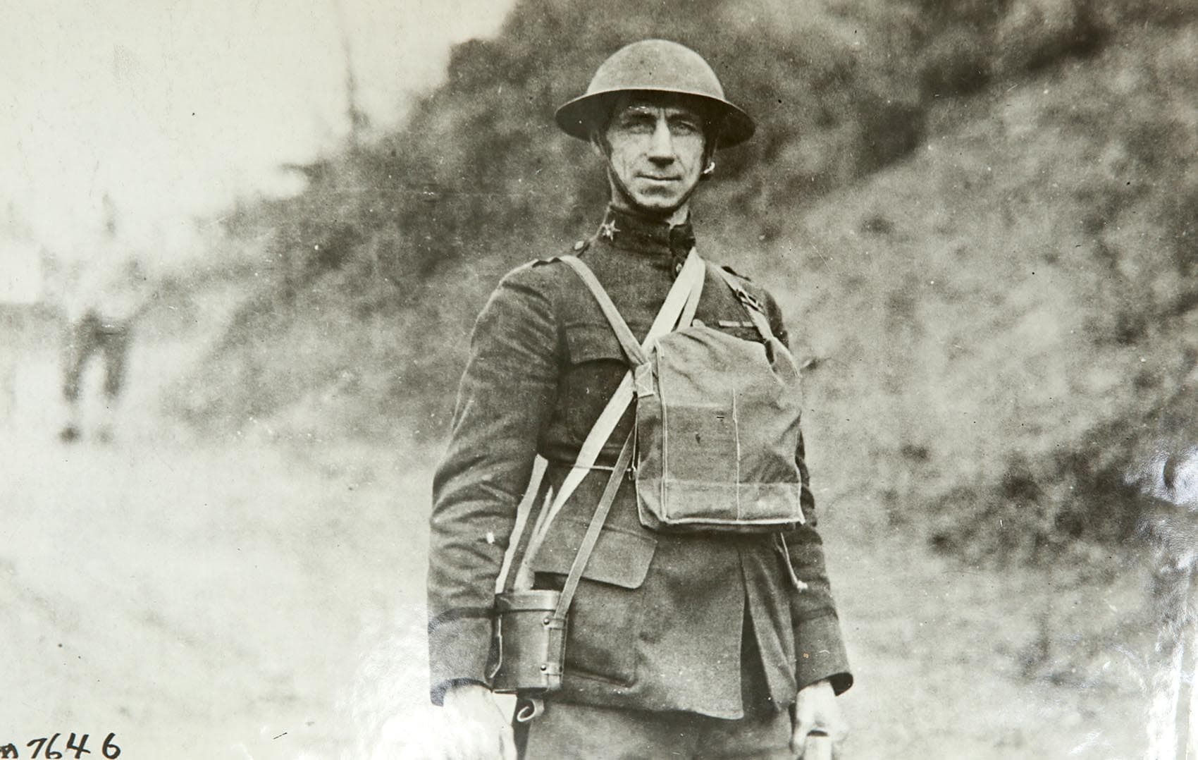 Lt. Colonel G.H. Shelton, the commander of the 104th Regiment of Infantry. (Massachusetts National Guard Archives)
