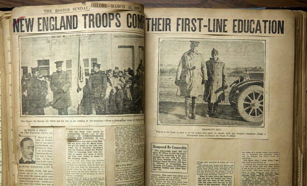 The Boston Sunday Globe, March 24, 1918. (Massachusetts National Guard Archives)