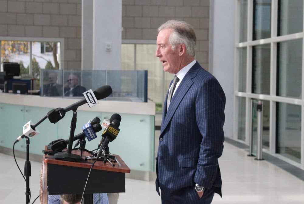 Congressman Richard Neal, who could be in line for chairmanship of the U.S. House Ways and Means Committee, spoke Wednesday in Springfield. (Nicole DeFeudis/SHNS)