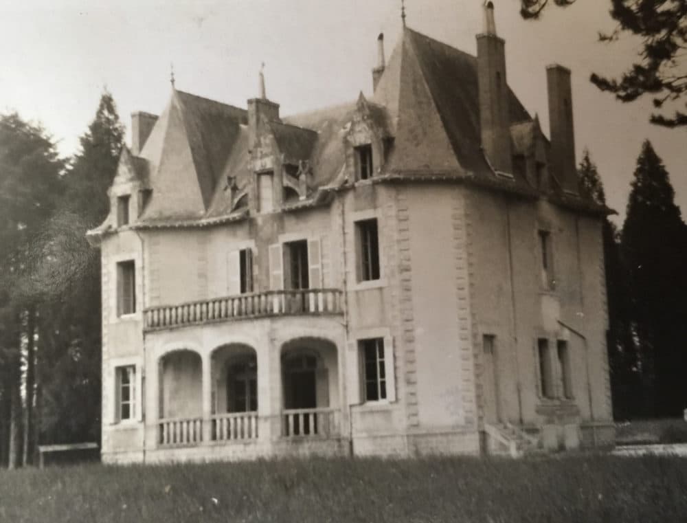 The chateau in Cherbourg, France, where John Waller snatched the portrait. (Courtesy of the documentary)