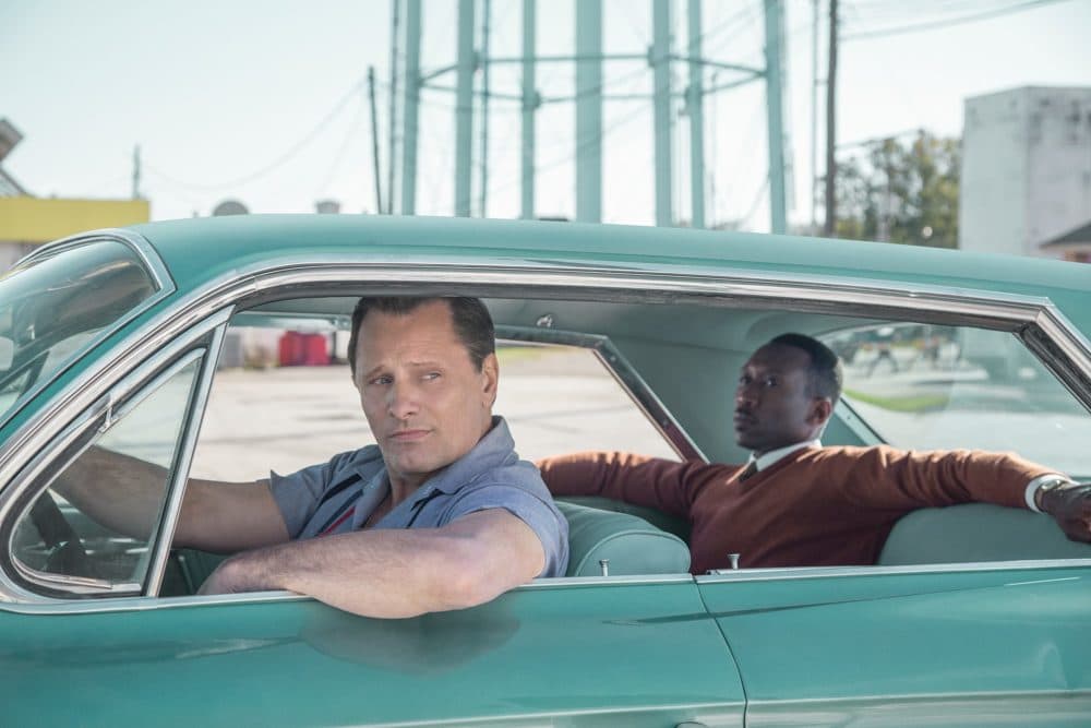 Viggo Mortensen as Tony Lip and Mahershala Ali as Don Shipley in &quot;Green Book.&quot; (Courtesy Universal Pictures)