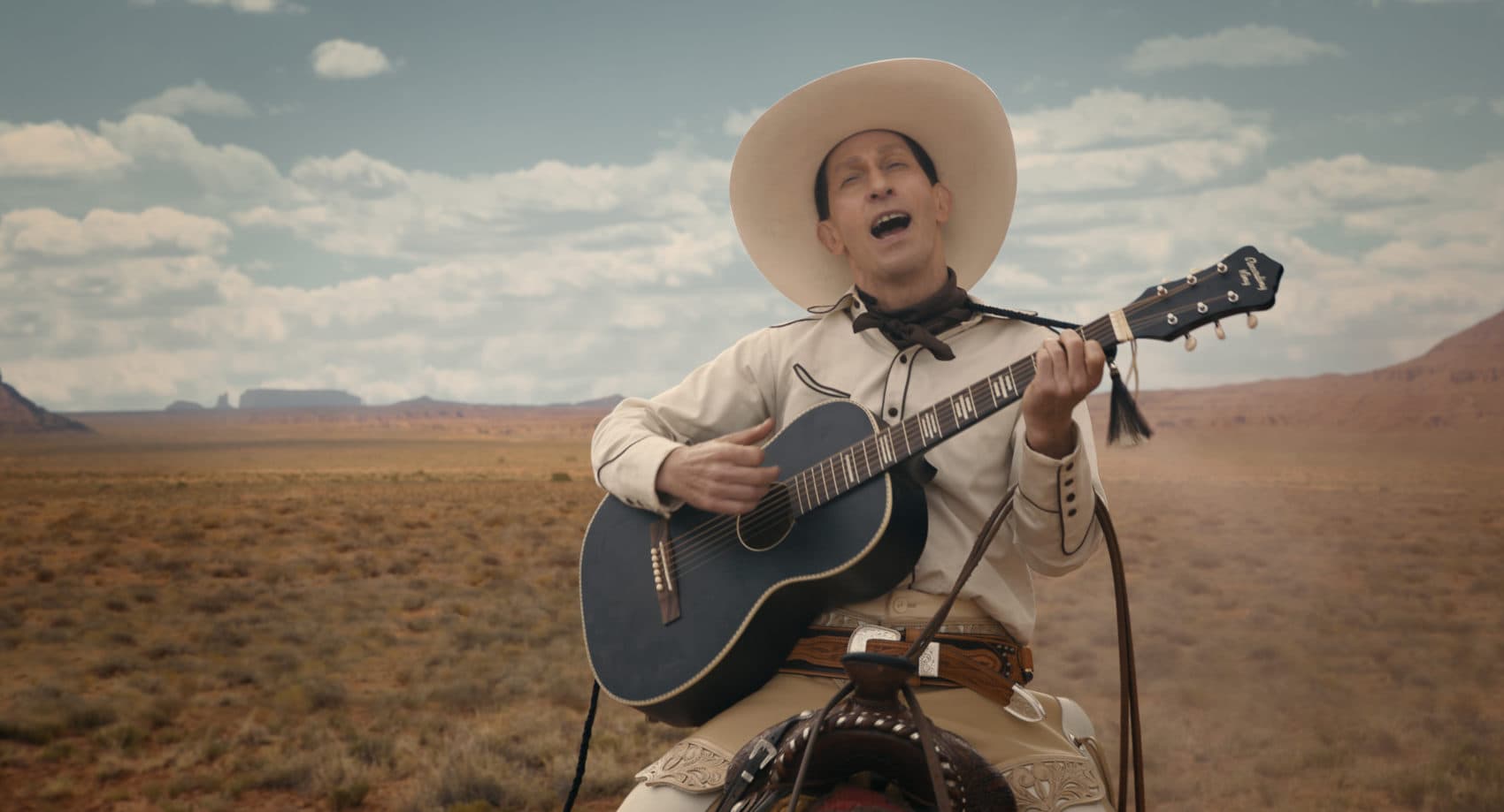 Tim Blake Nelson as Buster Scruggs in "The Ballad of Buster Scruggs." (Courtesy Netflix)