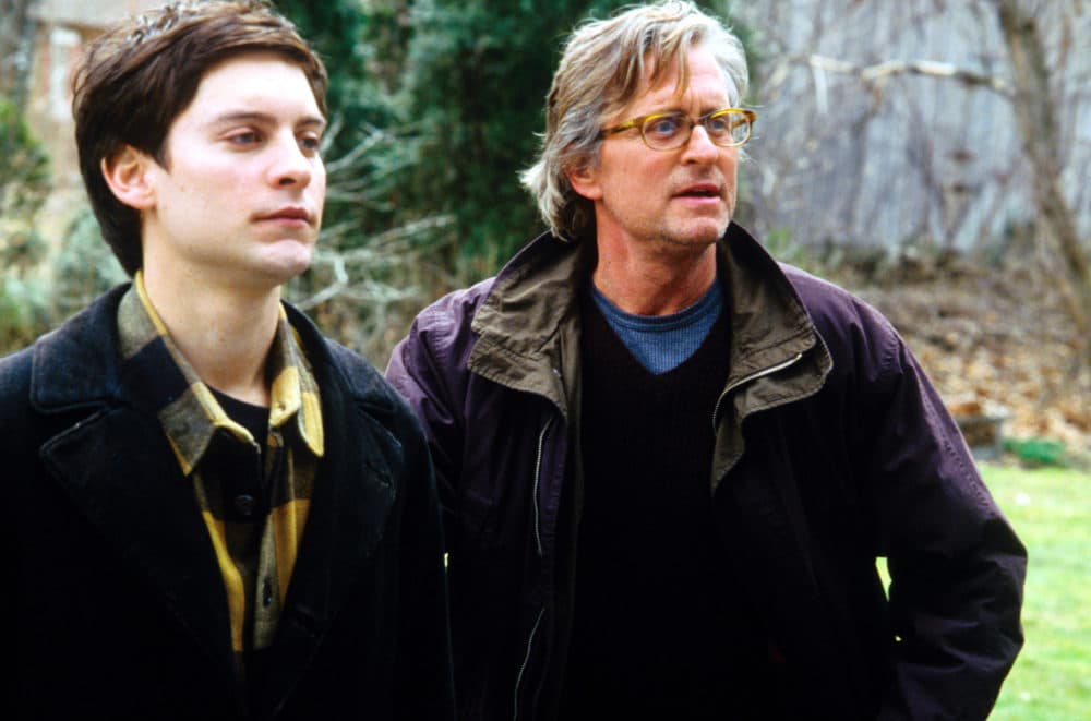 Tobey Maguire (as James Leer) and Michael Douglas (as Grady Tripp) in &quot;Wonder Boys.&quot; (Courtesy Paramount Pictures)