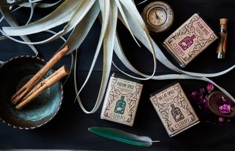 Tins of blended spices from Curio Spice Company (Courtesy Curio Spice Company)