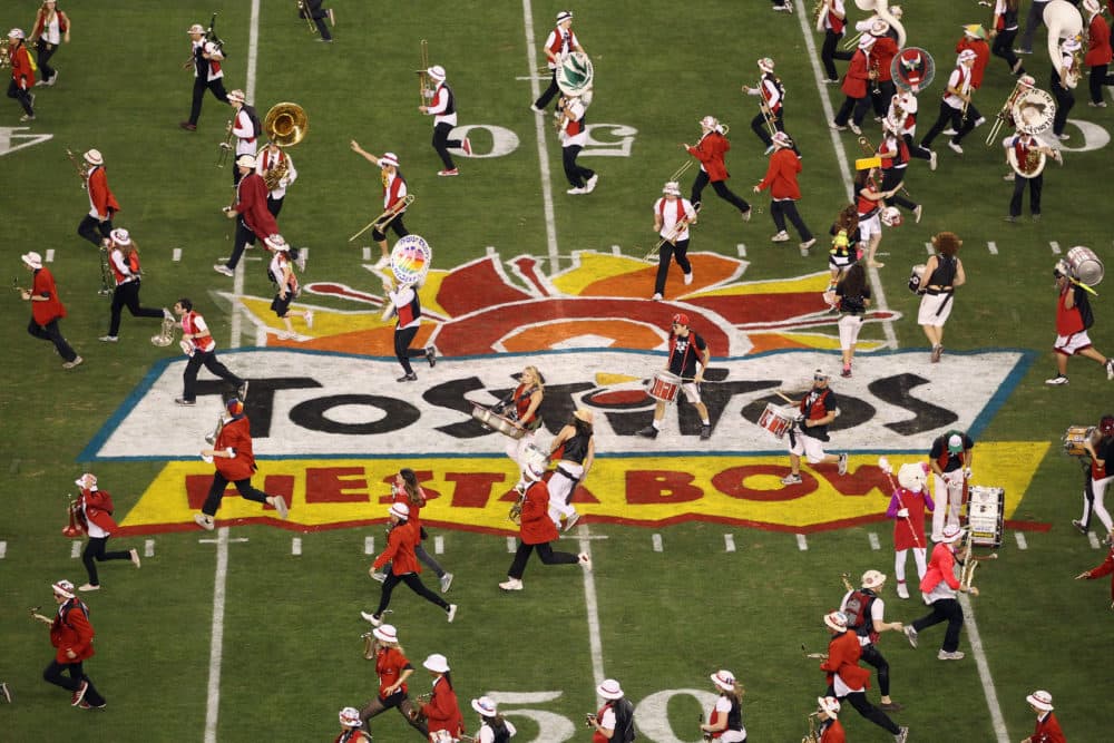 The Stanford band performs at the 2012 Fiesta Bowl. (Christian Petersen/Getty Images)