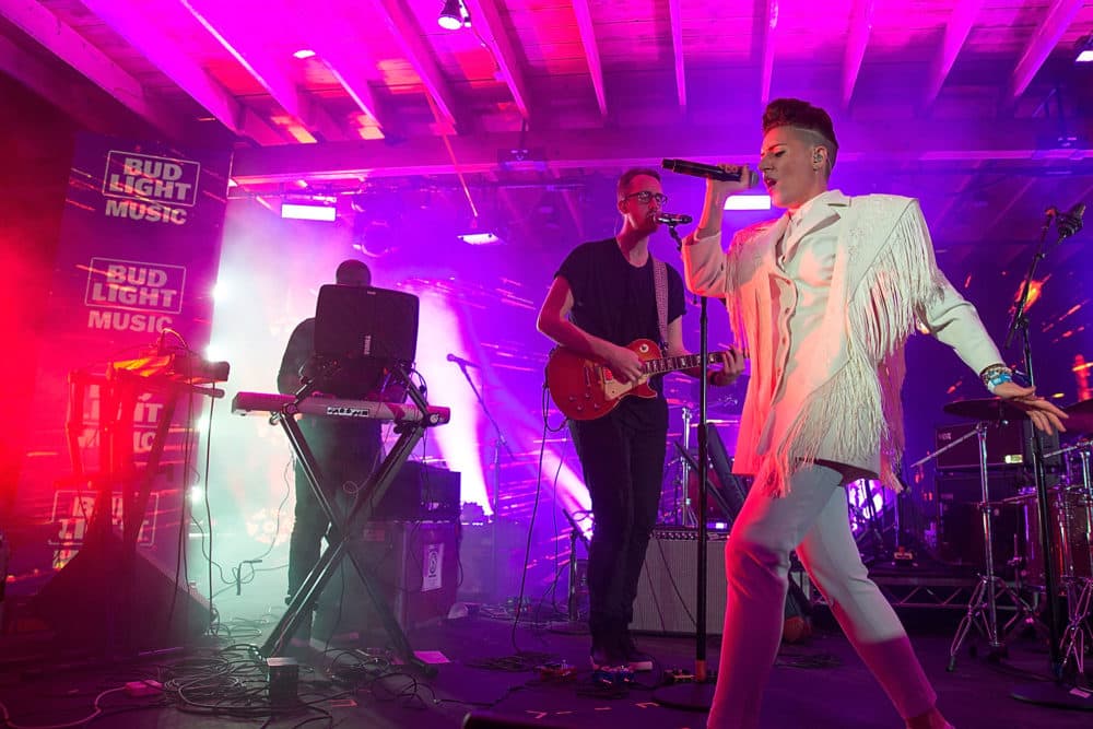 Emily King takes the stage at the Bud Light Factory during the Bud Light Music Showcase on March 18, 2016 in Austin, Texas. (Rick Kern/Getty Images for Bud Light)