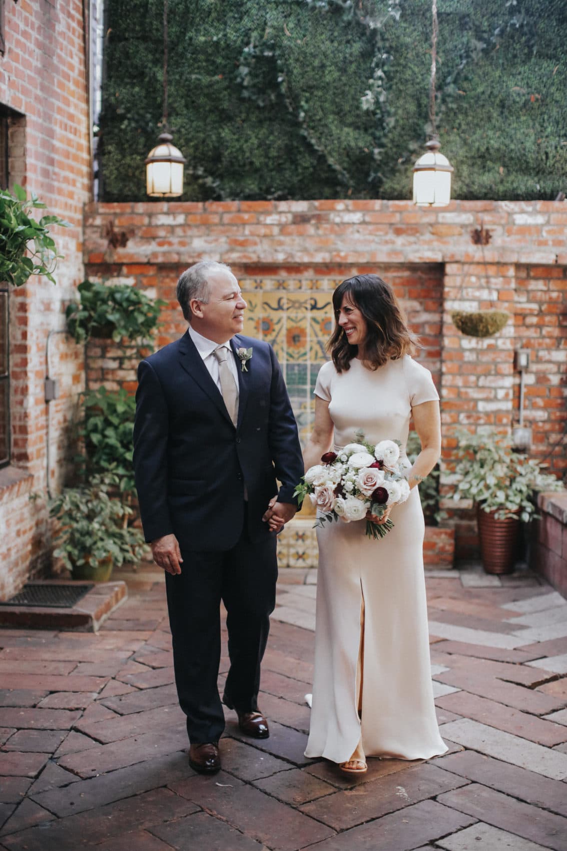 Laurie and Jonathan at their wedding, October 2018 (Credit: Jenny Smith &amp; Co.)