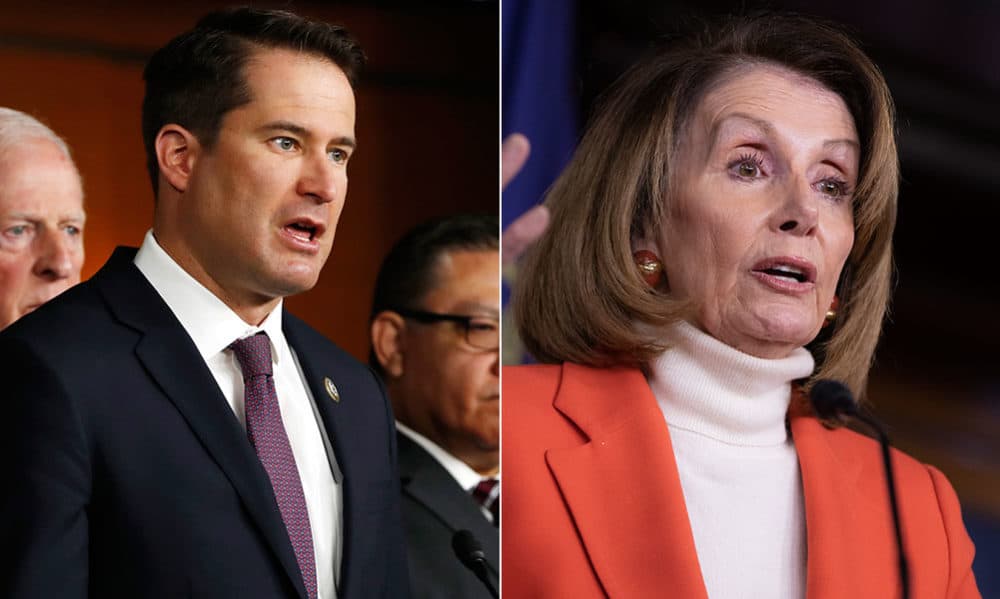 Rep. Seth Moulton is seeking to prevent Nancy Pelosi from being House speaker again. (AP)