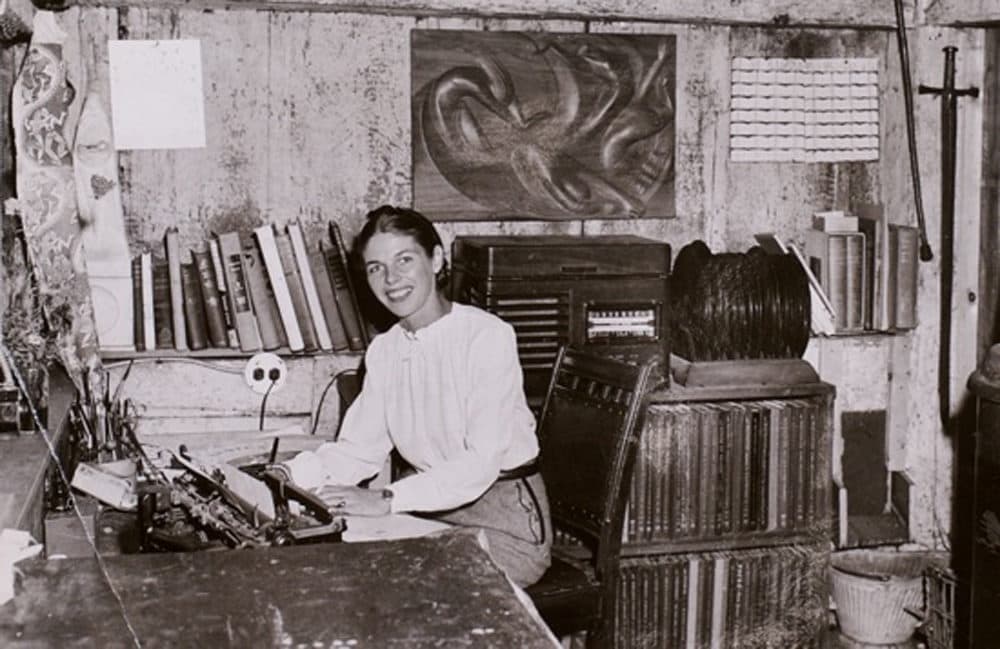 Artist Virginia Lee Burton in her studio in Gloucester (Courtesy)