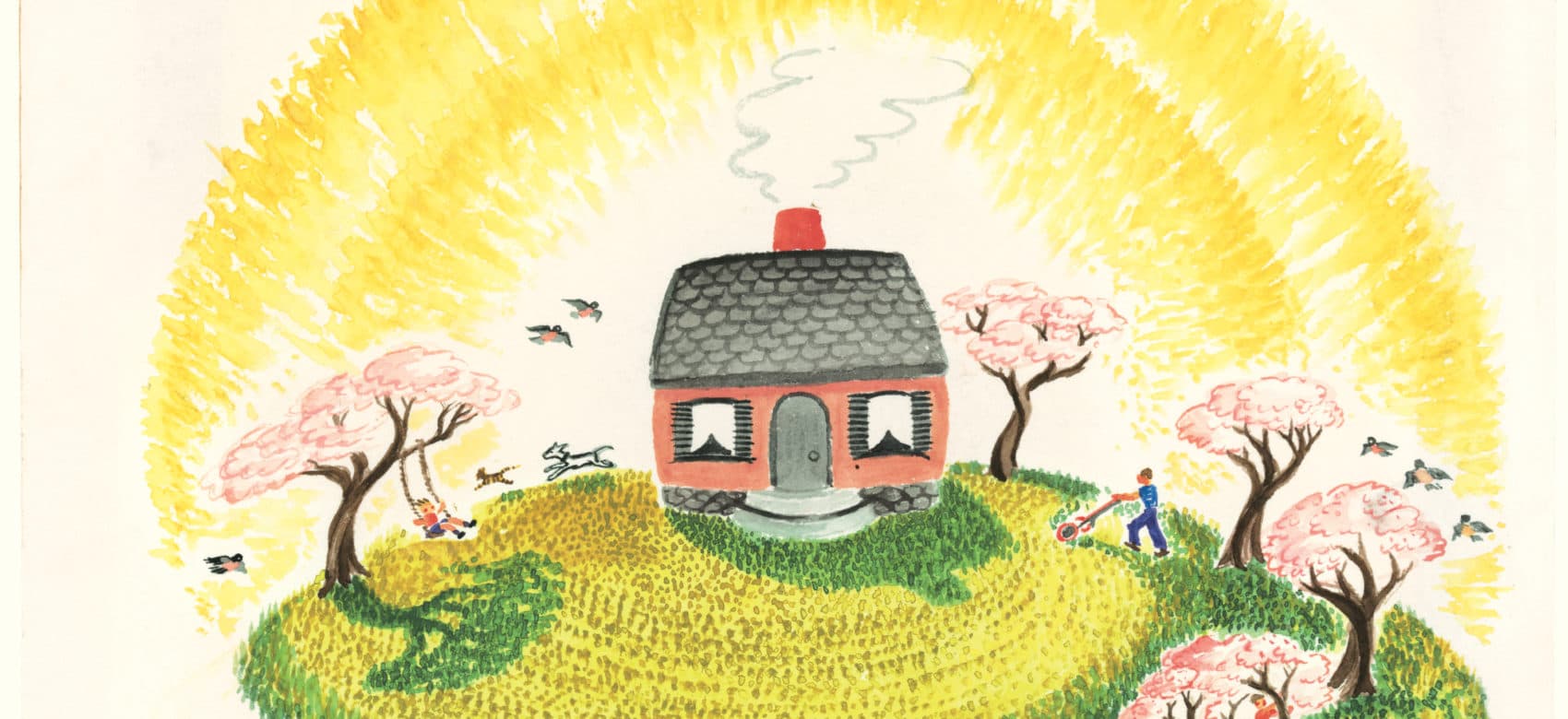 An illustration from Virginia Lee Burton's &quot;The Little House.&quot; (Courtesy Cape Ann Museum)