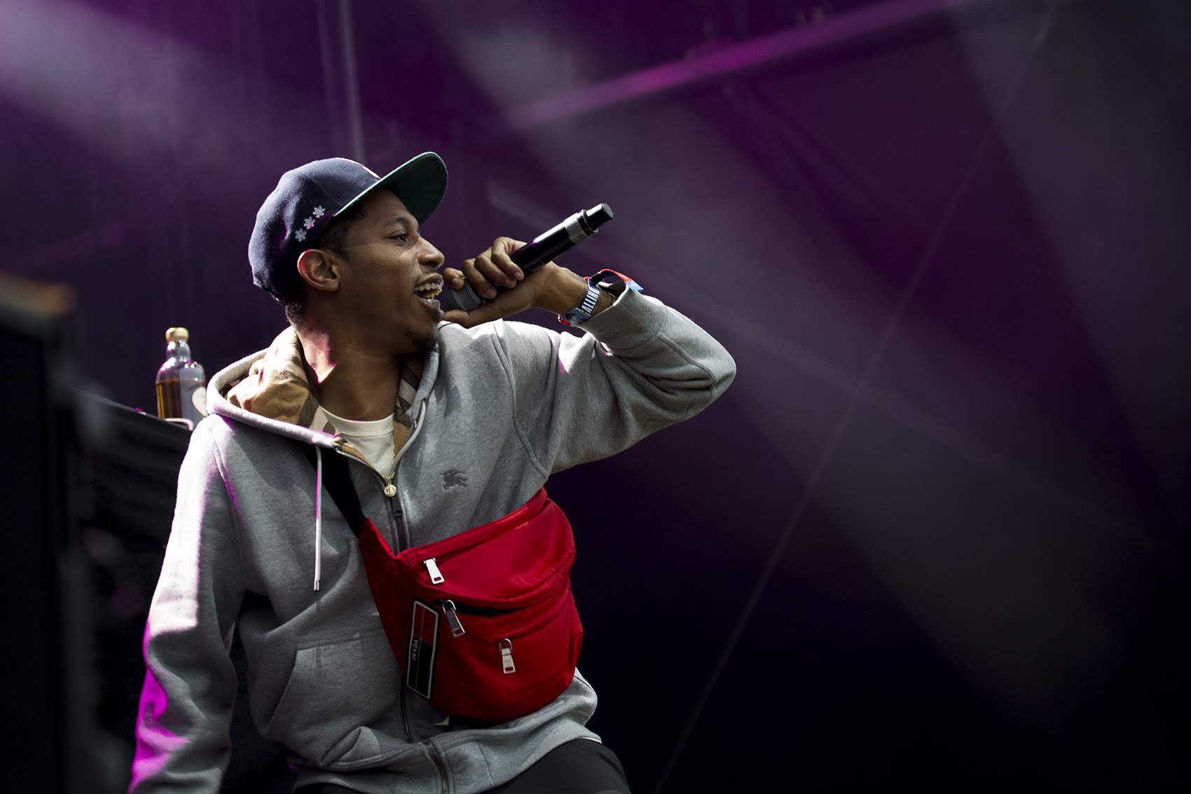 Cousin Stizz performs at Boston Calling in 2018. (Jesse Costa/WBUR)