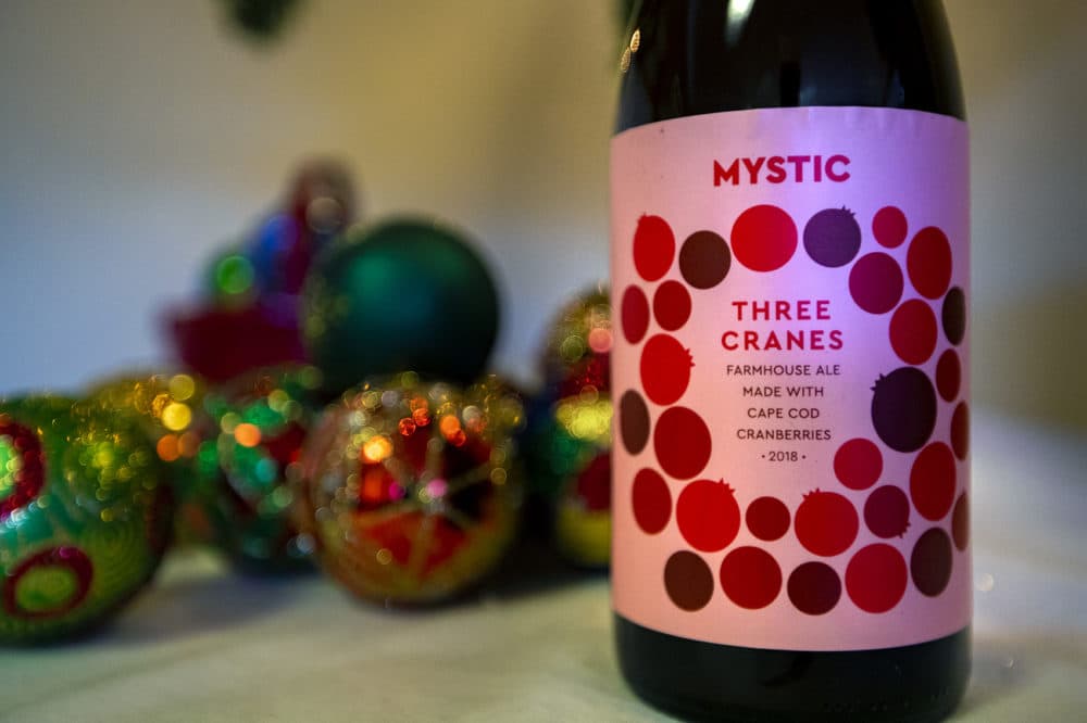 Three Cranes from Mystic Brewery. (Jesse Costa/WBUR)