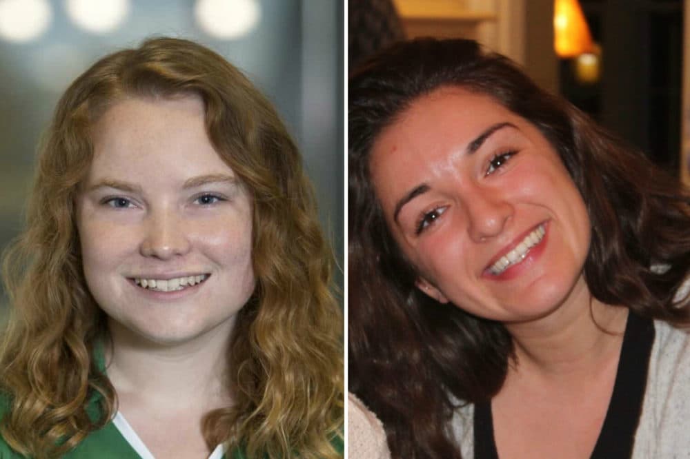 Rebecca Boyle (left) and Sam Giangrasso (right) got two very different sets of lessons about money growing up. (Courtesy)