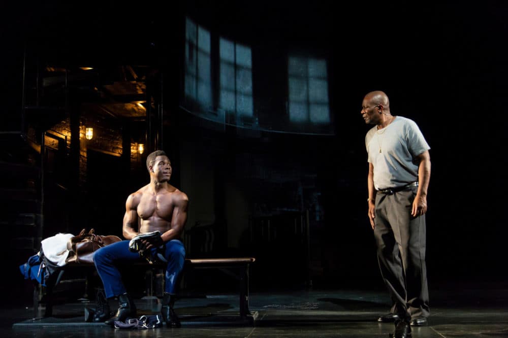 Kyle Vincent Terry and John Douglas Thompson (Courtesy Huntington Theatre Company)