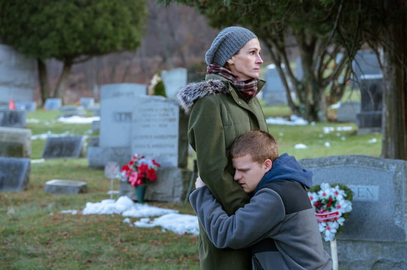 Julia Roberts and Lucas Hedges in &quot;Ben is Back.&quot; (Courtesy Mark Schafter/LD Entertainment/Roadside Attractions)