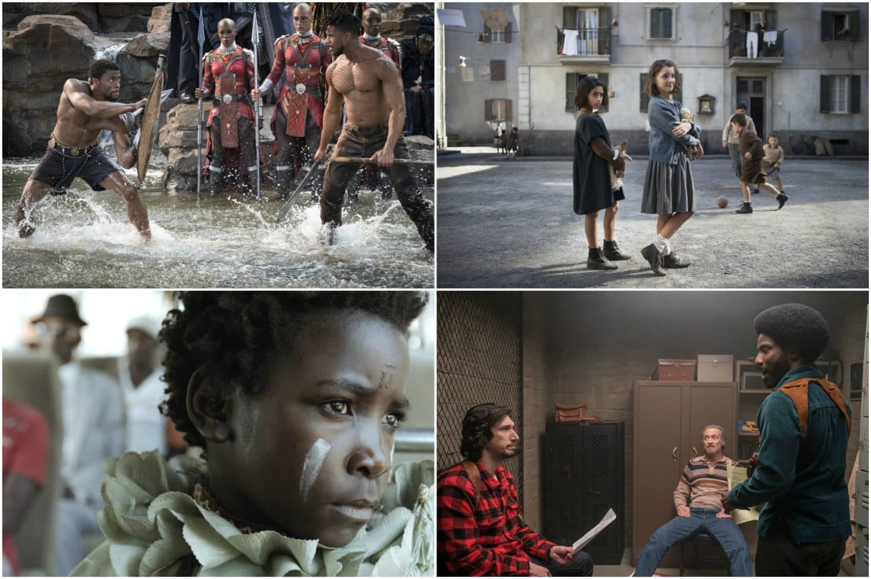Critics Sean Burns and Erin Trahan review their favorite shows of the year, including "Black Panther," "My Brilliant Friend," "I Am Not A Witch" and "BlacKkKlansman." (Courtesy)