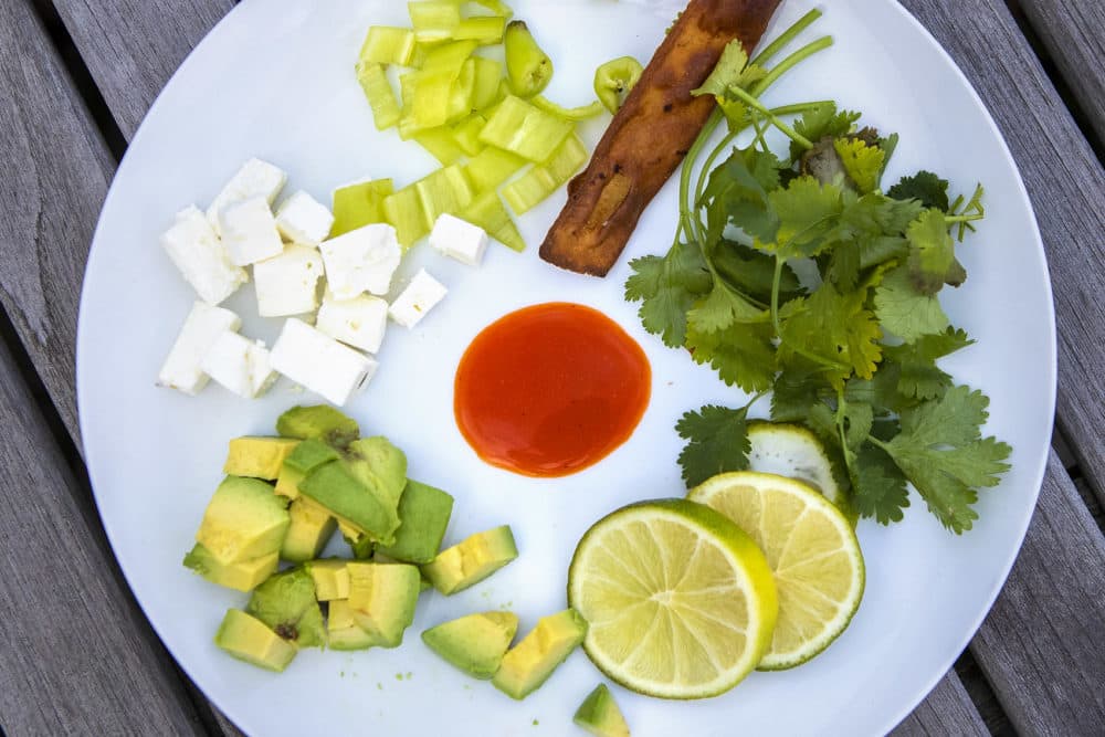 Sometimes the simplest ingredients can bring out big flavors in a soup. (Jesse Costa/WBUR)