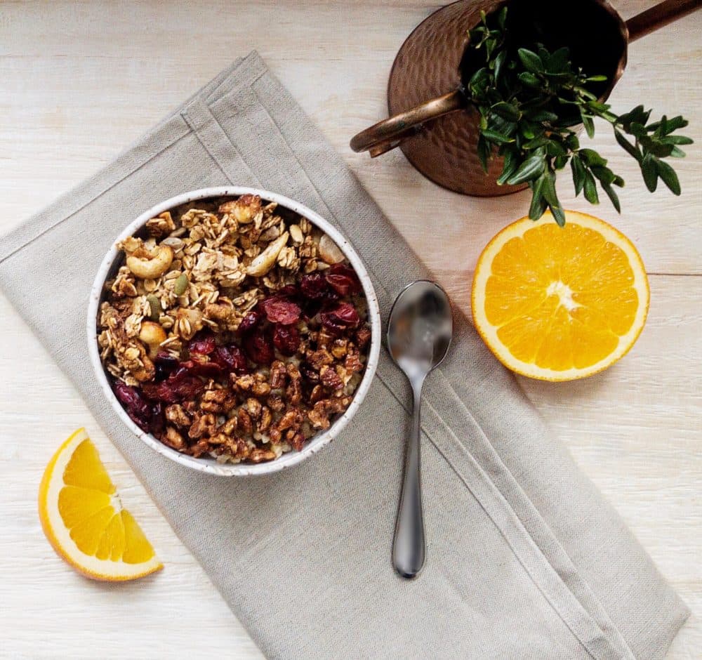 The Oat Shop's special winter breakfast -- an orange-cranberry bowl. (Courtesy The Oat Shop) 