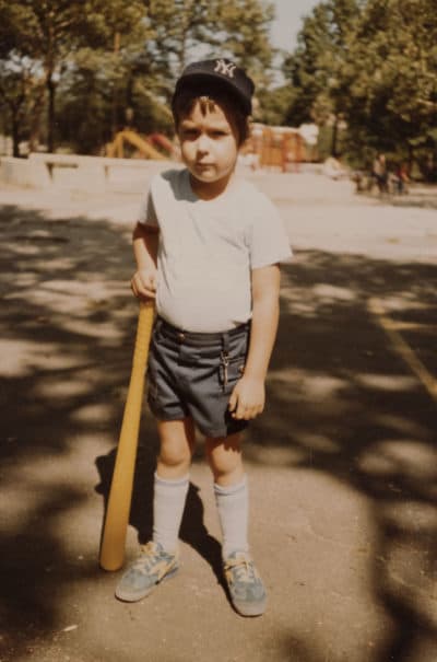 Patrick Burleigh at 2 years old. &quot;I was hitting home runs and ... everyone wanted me on their team because I was just much bigger and stronger,&quot; he says of his athletic prowess as a young child. (Courtesy of Patrick Burleigh)