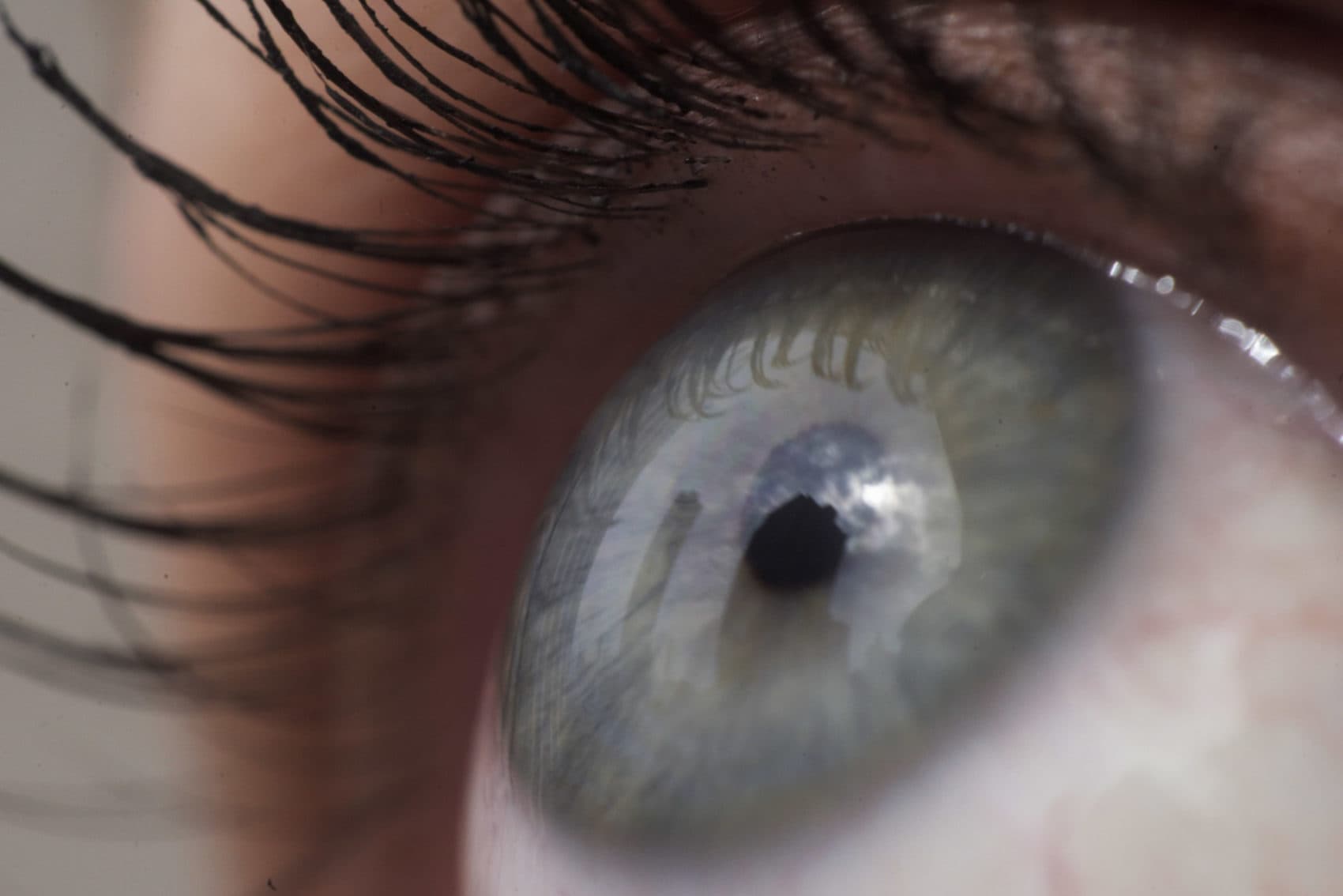 This Thursday, April 12, 2018 photo shows the eye of a woman in New York. (Patrick Sison/AP)