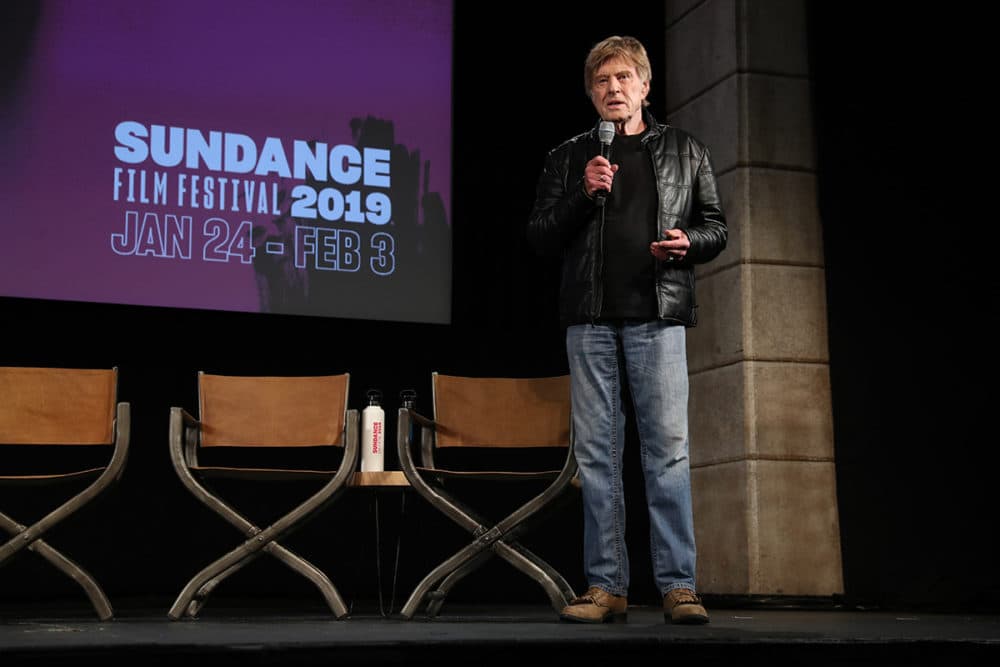Sundance Institute President and Founder Robert Redford at the kick-off for this year's Sundance Film Festival. (Courtesy Jemal Countess/Sundance Institute)