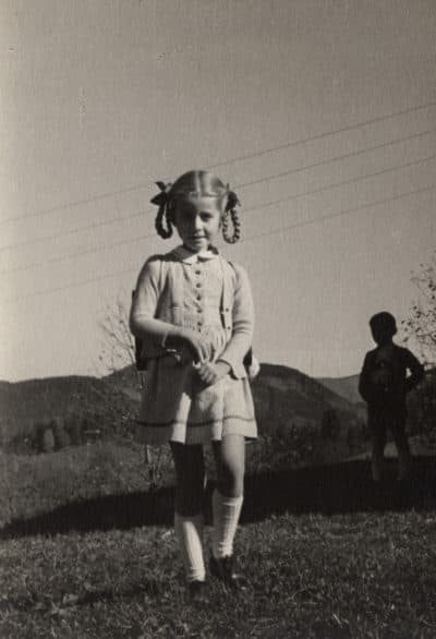 Hilde Schramm, pictured in Obersalzberg in Germany in 1942. (Courtesy of Hilde Schramm)