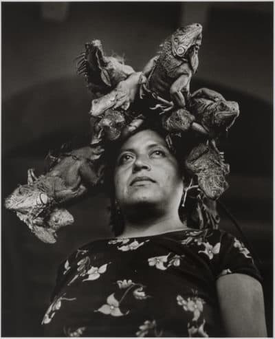 &quot;Our Lady of the Iguanas&quot; by Graciela Iturbide (Courtesy Museum of Fine Arts)