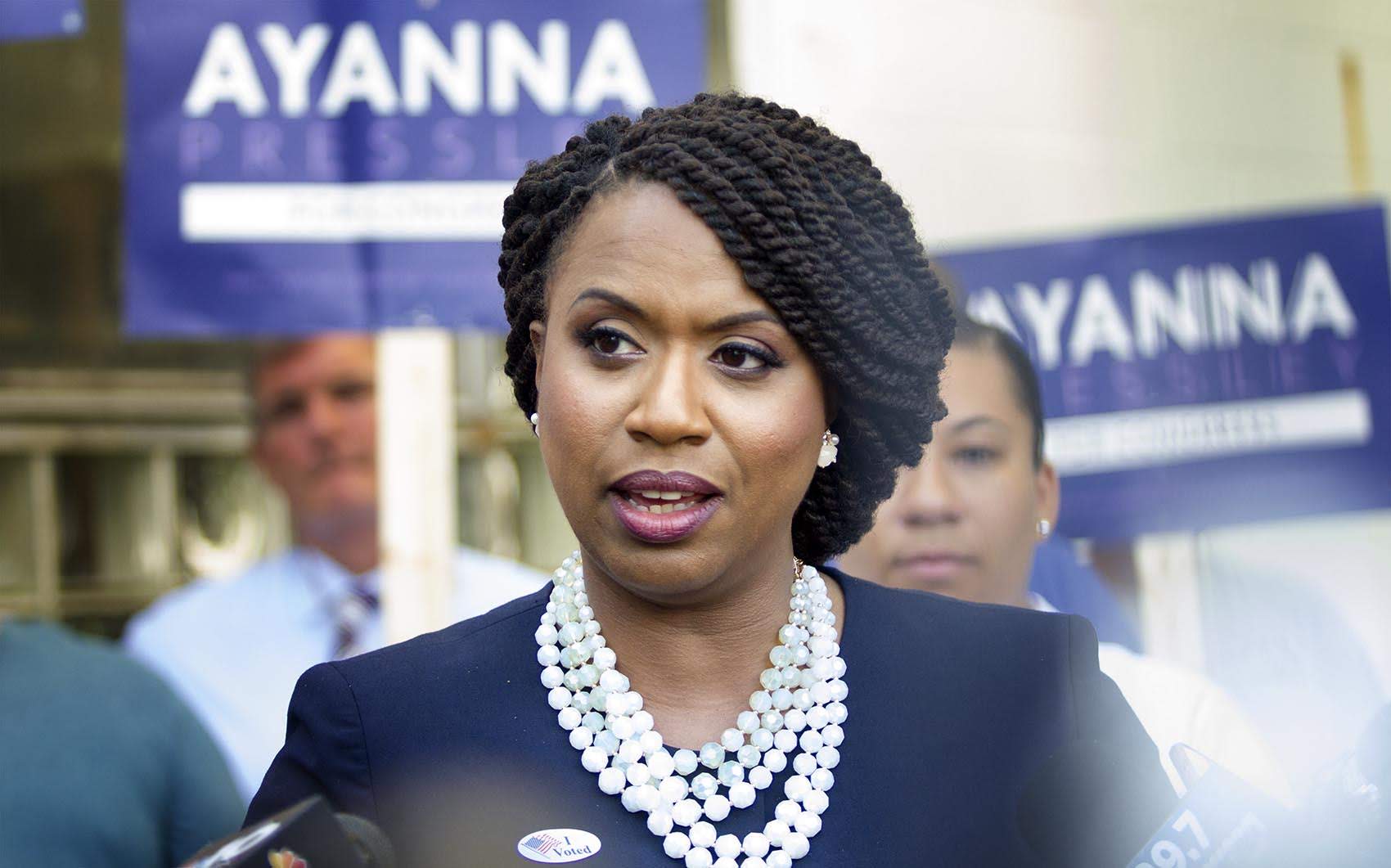 Ayanna Pressley (Robin Lubbock/WBUR)