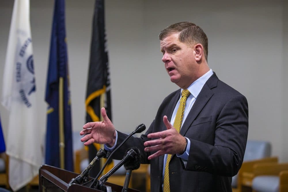 Boston Mayor Marty Walsh in November 2018 (Jesse Costa/WBUR)