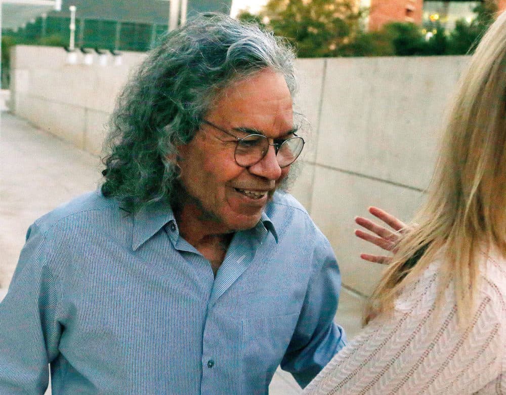 Insys Therapeutics founder John Kapoor leaves U.S. District Court in Phoenix in this 2017 file photo. (Ross D. Franklin/AP)