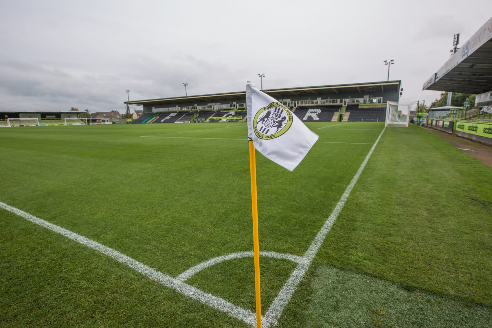 The Pitch at New Lawn. (Courtesy Forest Green Rovers. 
