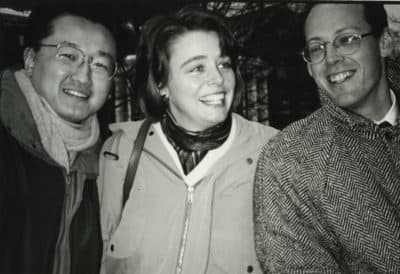 Partners In Health (PIH) was founded in Boston in 1987 by Jim Kim, Ophelia Dahl, Paul Farmer (pictured, left to right) Todd McCormack, and Thomas J. White. (Courtesy)