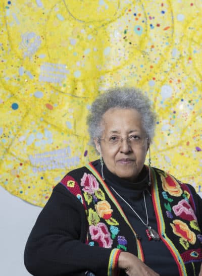 Artist Howardena Pindell. (Courtesy Nathan Keay/MCA Chicago)