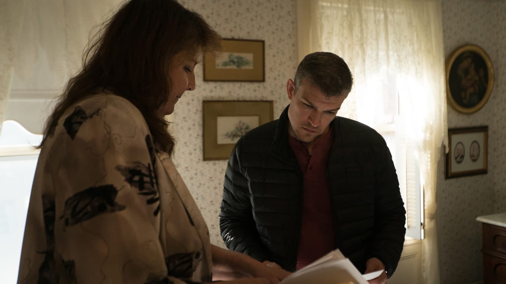 Host Pat Spain interviews author Rebecca Pittman about the Lizzie Borden case. (Courtesy: Legend Hunter)